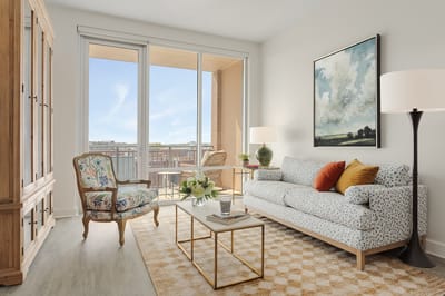 Bright interior of a welcoming living space