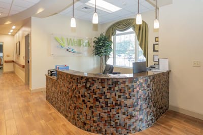Reception area of Wellpark Health and Rehabilitation