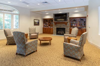 Cozy common area with comfortable seating