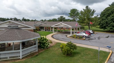 Aerial view of Tri State Health and Rehabilitation Center exterior