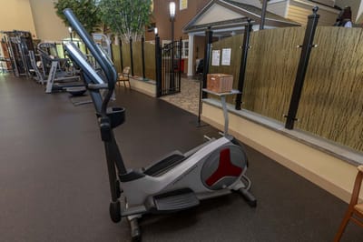 Exercise equipment in a rehabilitation facility