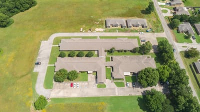 Aerial view of Country Home Estates facility campus
