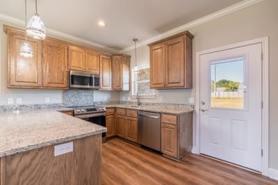 Modern kitchen in a senior living facility