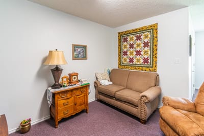 Cozy interior living room with comfortable seating