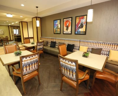 Interior common area with seating and decor