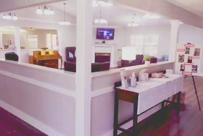 Interior view of a common area in the facility