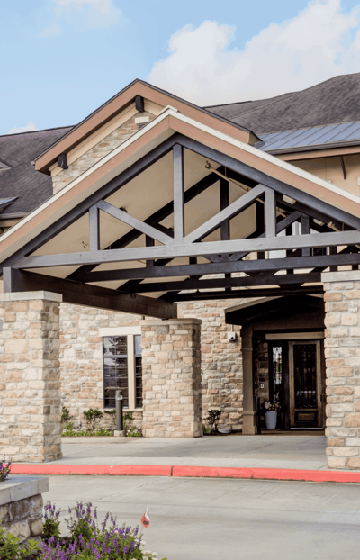 Front entrance of Spring Creek Village Assisted Living