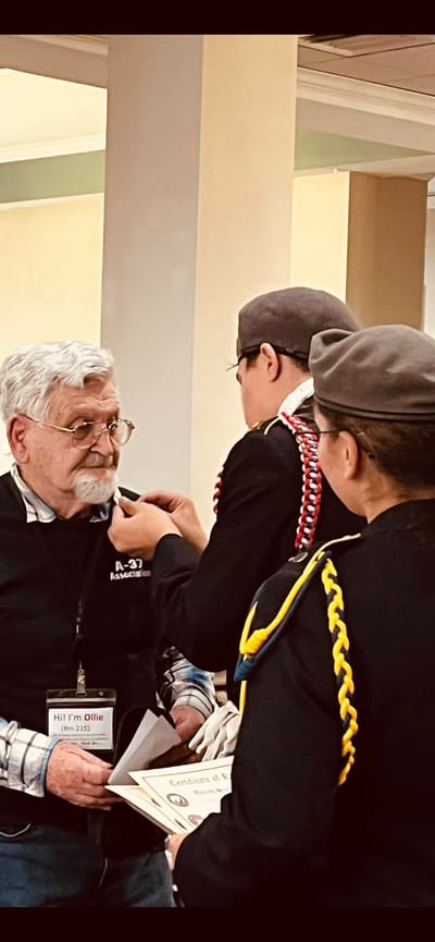 Residents interacting in a common area during an event