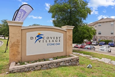 Signage for Discovery Village Stone Oak