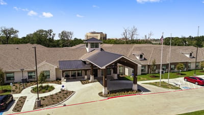 Front entrance of the Celebration Senior Living facility