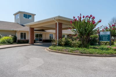 Beautiful exterior view of Meadow Lake Assisted Living Community
