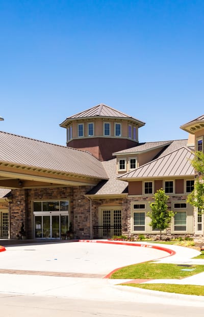Exterior view of Village on the Park McKinney facility