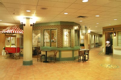 Interior common area with seating and decor