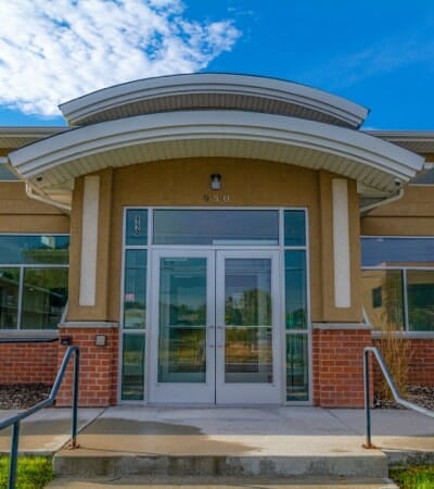 Entrance view of the First Step House facility