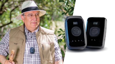 Rocky Mountain Care – Summit Ridge Assisted Living OC LLC, nursing home in Douglas, WY — Older man wearing a personal emergency response system