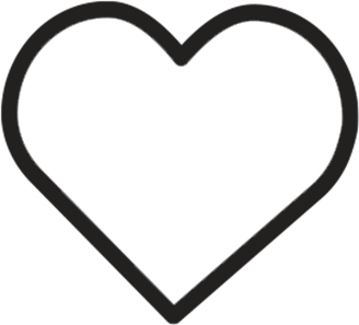 Simple heart icon