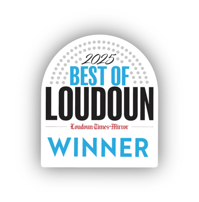 Award badge for Best of Loudoun 2025