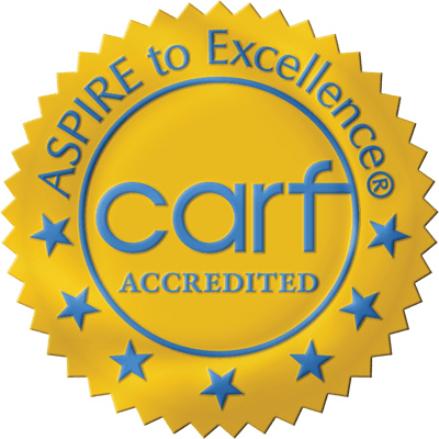 Certification logo for excellence in care