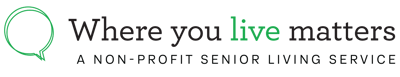 Logo for a non-profit senior living service
