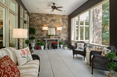 Bright interior common area with comfortable seating