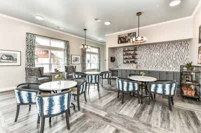 Interior common area with seating and decor