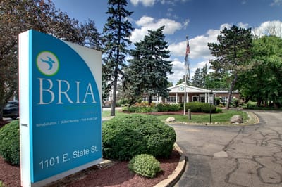 Exterior sign for BRIA of Geneva facility