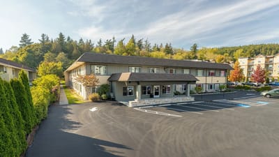 Exterior view of Chuckanut Ridge Assisted Living facility