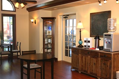 Interior view of a common area in the facility