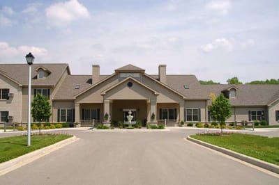 Exterior view of Woodlands Senior Park entrance