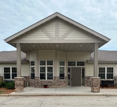 Exterior view of Dimensions Living Pewaukee East facility