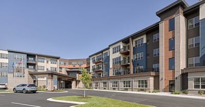 Exterior view of Cardinal View Senior Living facility