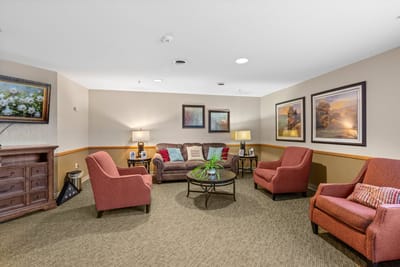 Cozy common area with comfortable seating
