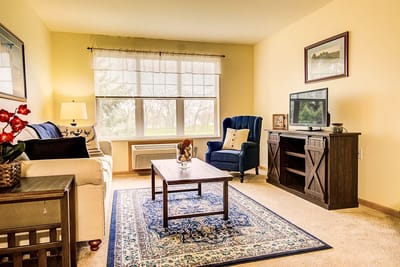 Cozy interior of a resident's living space