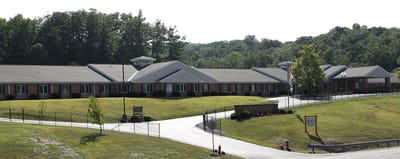 Exterior view of the Elkins Rehabilitation & Care Center