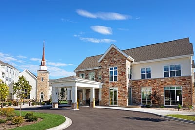 Exterior view of All Saints Assisted Living facility