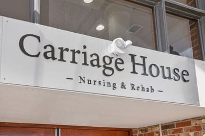 Signage of Carriage House Nursing and Rehab facility