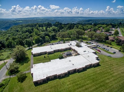 Aerial view of Alpine Rehabilitation and Nursing Center
