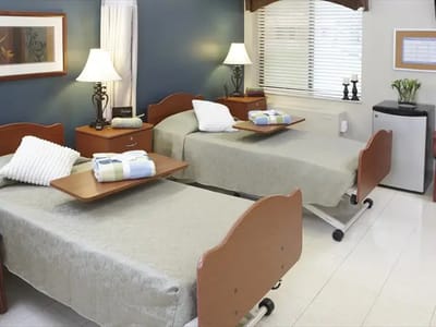 Cozy shared resident room with two beds