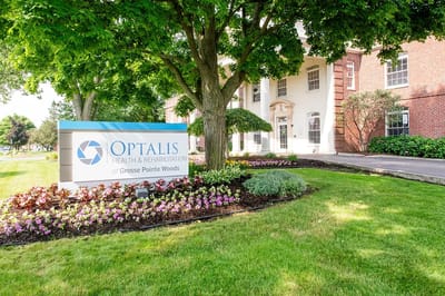 Exterior view of Optalis Health & Rehabilitation building