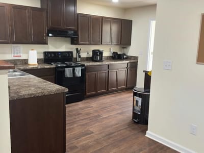 A modern kitchen space in the facility.