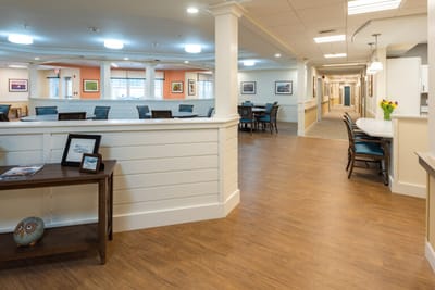 Interior common area with seating and decor