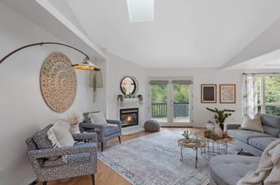 Cozy common area with comfortable seating and decor.