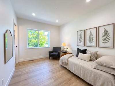 Cozy private room with natural light and decor
