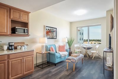 Cozy interior of a resident's living space