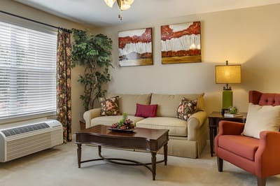 Cozy common area with comfortable seating