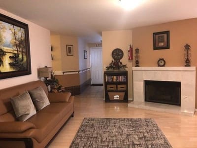 Cozy common area with seating and decor