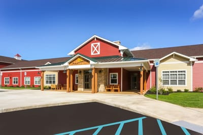 Front exterior of Field of Dreams Senior Living facility