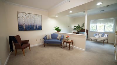 Interior common area with seating and decor