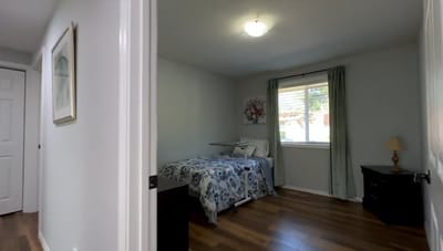 Private resident room with natural light