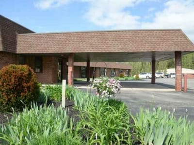 Exterior view of the Houghton Rehabilitation & Nursing Center